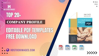 Top 20+ Company Profile   Editable PDF Templates Free Download