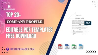 Top 20+ Company Profile Editable PDF Templates Free Download
