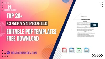 Top 20+ Company Profile Editable PDF Templates Free Download