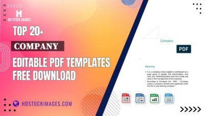 Top 20+ Company   Editable PDF Templates Free Download