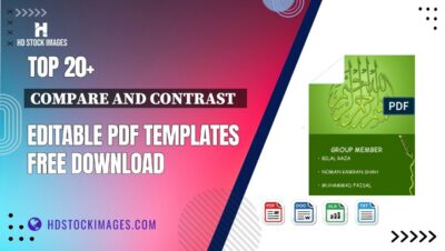 Top 20+ Compare And Contrast   Editable PDF Templates Free Download