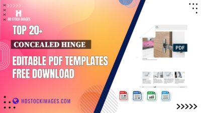 Top 20+ Concealed Hinge Editable PDF Templates Free Download