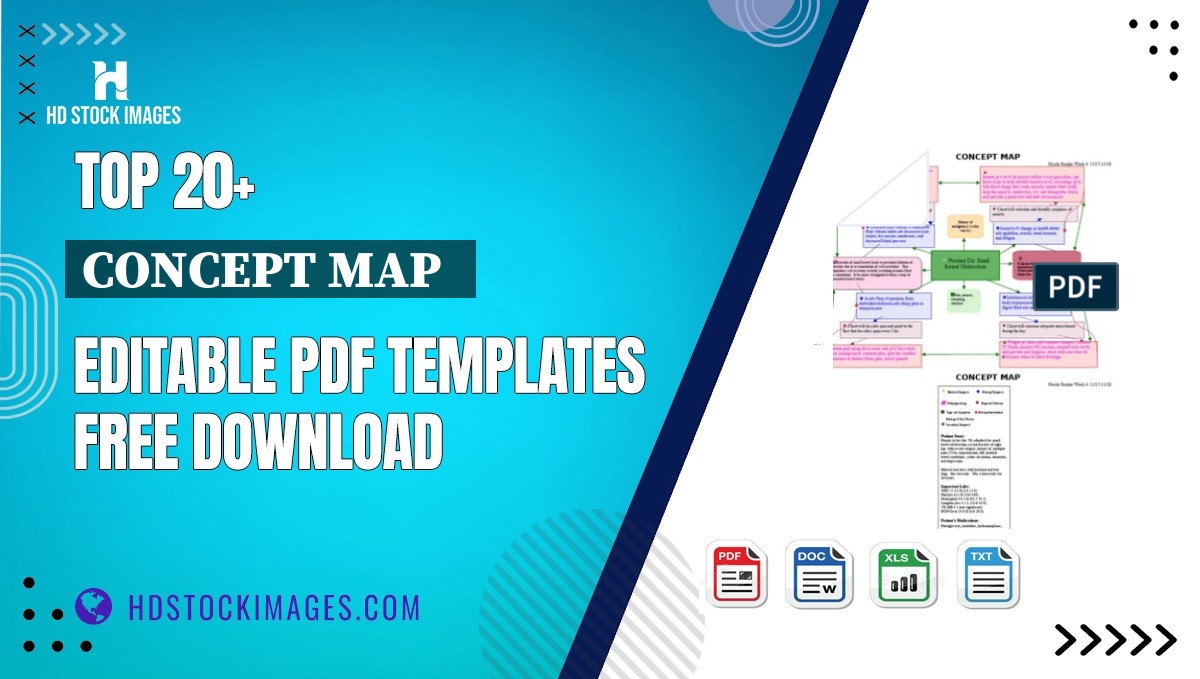 Top 20+ Concept Map   Editable PDF Templates Free Download