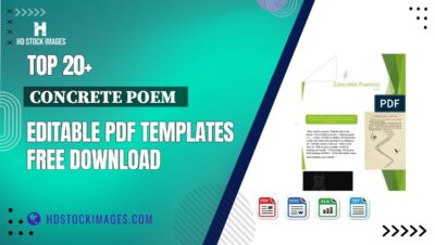 Top 20+ Concrete Poem   Editable PDF Templates Free Download