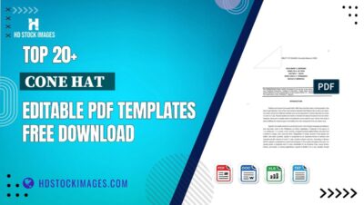 Top 20+ Cone Hat Editable PDF Templates Free Download