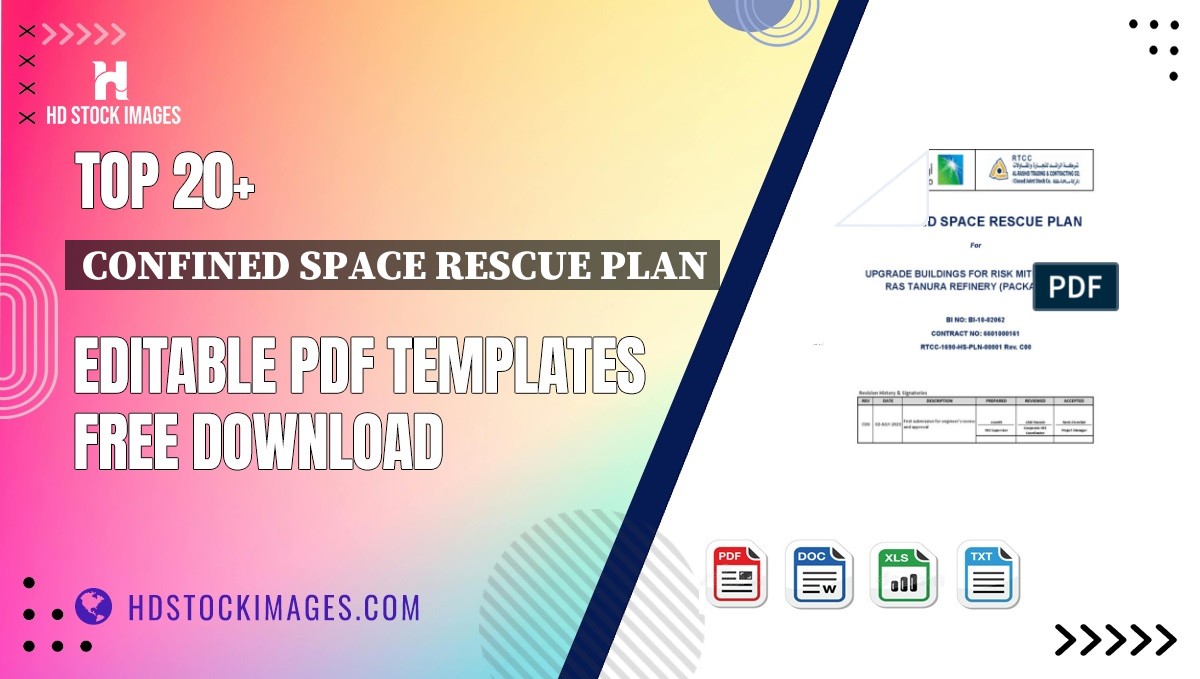 Top 20+ Confined Space Rescue Plan Editable PDF Templates Free Download