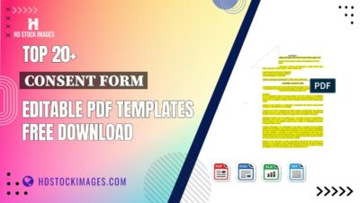 Top 20+ Consent Form Editable PDF Templates Free Download