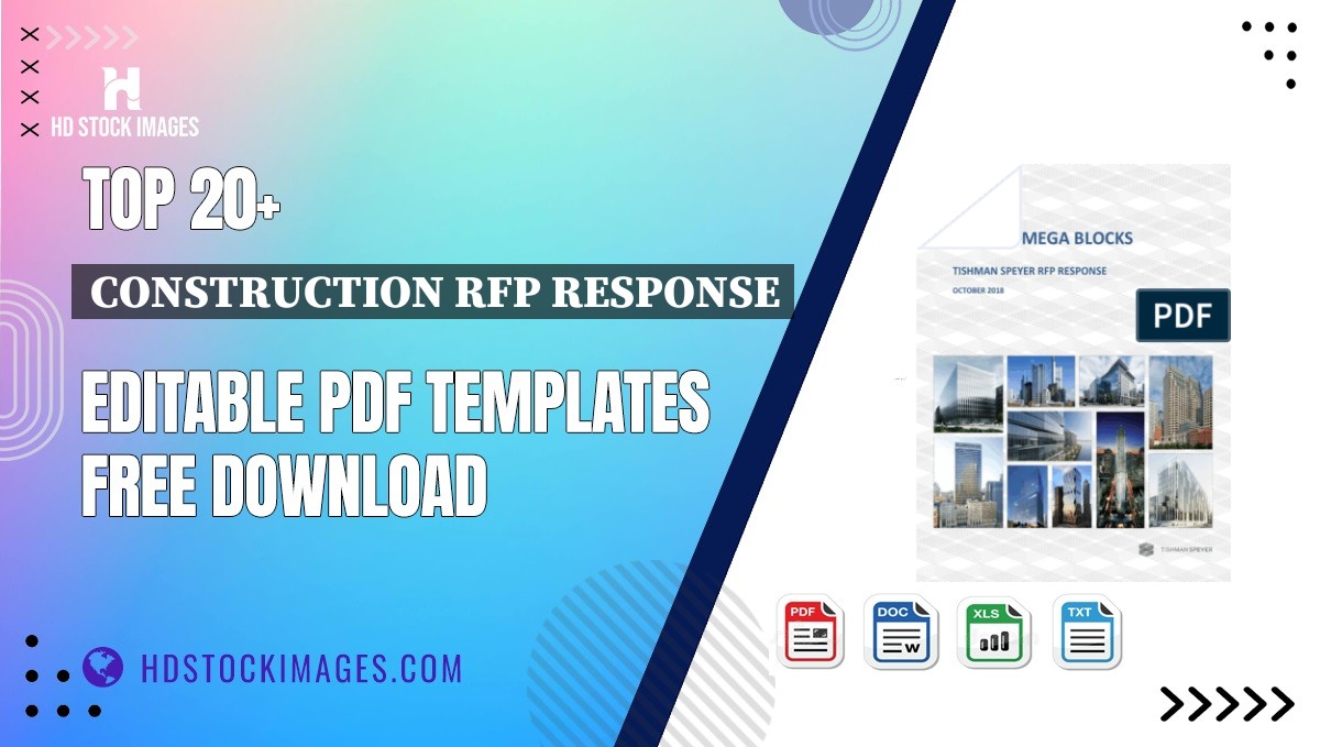 Top 20+ Construction Rfp Response Editable PDF Templates Free Download