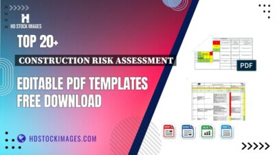 Top 20+ Construction Risk Assessment Editable PDF Templates Free Download