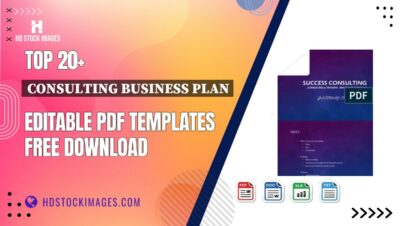 Top 20+ Consulting Business Plan Editable PDF Templates Free Download