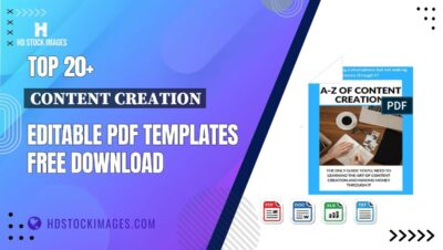 Top 20+ Content Creation Editable PDF Templates Free Download