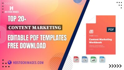 Top 20+ Content Marketing Editable PDF Templates Free Download