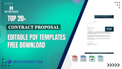 Top 20+ Contract Proposal Editable PDF Templates Free Download