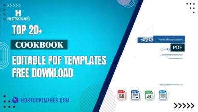 Top 20+  Cookbook  Editable PDF Templates Free Download