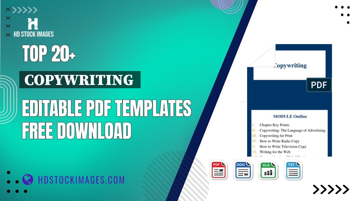 Top 20+ Copywriting  Editable PDF Templates Free Download