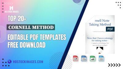 Top 20+ Cornell Method Editable PDF Templates Free Download
