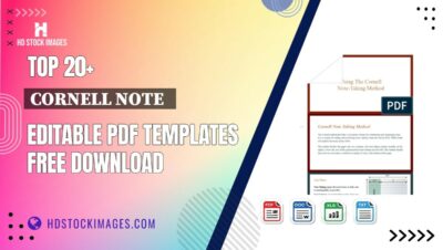 Top 20+ Cornell Note   Editable PDF Templates Free Download