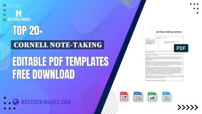 Top 20+ Cornell Note-taking Editable PDF Templates Free Download
