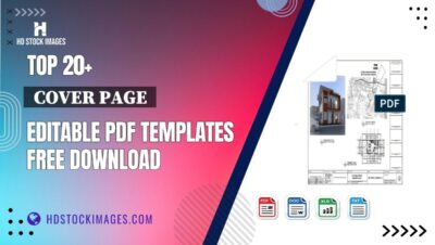 Top 20+  Cover Page  Editable PDF Templates Free Download