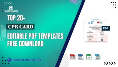 Top 20+ Cpr Card Editable PDF Templates Free Download