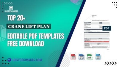 Top 20+ Crane Lift Plan Editable PDF Templates Free Download