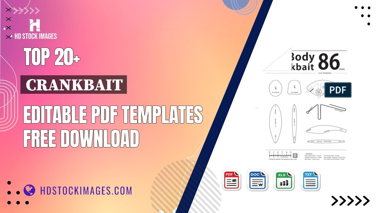 Top 20+ Crankbait Editable PDF Templates Free Download