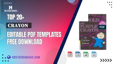 Top 20+ Crayon   Editable PDF Templates Free Download