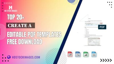 Top 20+ Create A   Editable PDF Templates Free Download