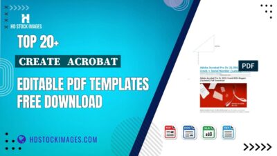 Top 20+ Create   Acrobat Editable PDF Templates Free Download