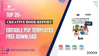 Top 20+ Creative Book Report Editable PDF Templates Free Download