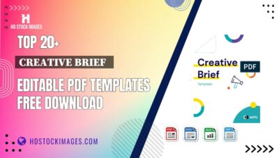 Top 20+ Creative Brief   Editable PDF Templates Free Download