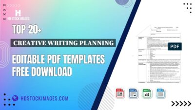 Top 20+ Creative Writing Planning Editable PDF Templates Free Download