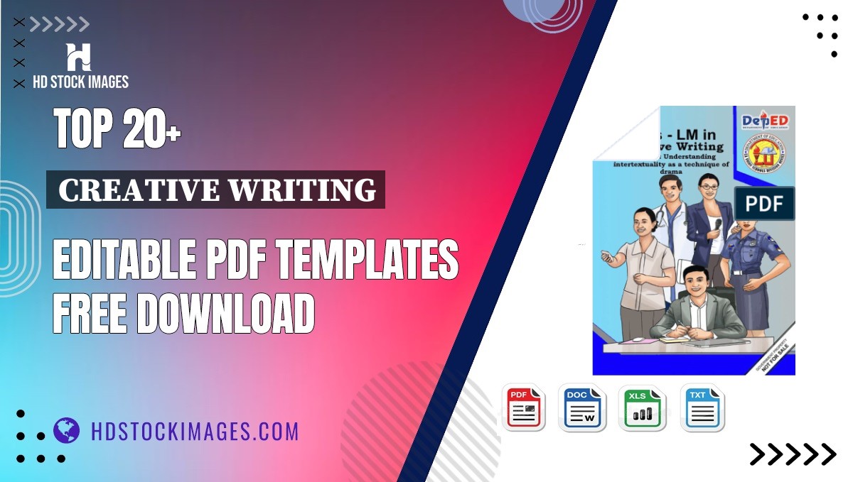 Top 20+ Creative Writing Editable PDF Templates Free Download