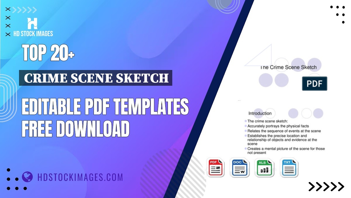 Top 20+ Crime Scene Sketch Editable PDF Templates Free Download