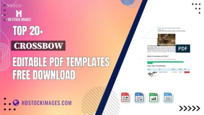 Top 20+ Crossbow Editable PDF Templates Free Download