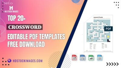 Top 20+ Crossword Editable PDF Templates Free Download