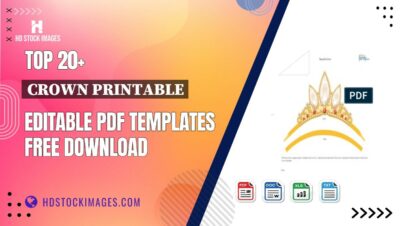 Top 20+ Crown Printable Editable PDF Templates Free Download