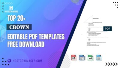 Top 20+  Crown  Editable PDF Templates Free Download