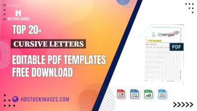 Top 20+ Cursive Letters Editable PDF Templates Free Download