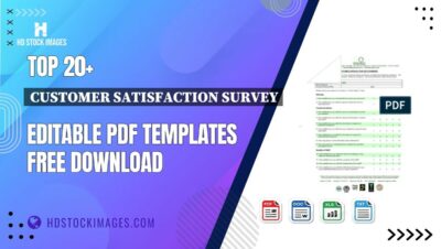 Top 20+ Customer Satisfaction Survey Editable PDF Templates Free Download