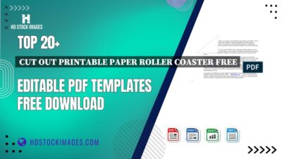 Top 20+ Cut Out Printable Paper Roller Coaster Free Editable PDF Templates Free Download