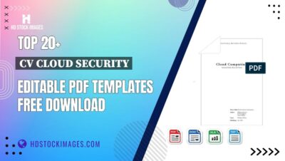 Top 20+ Cv Cloud Security Editable PDF Templates Free Download