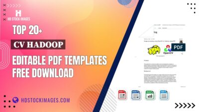 Top 20+ Cv Hadoop Editable PDF Templates Free Download