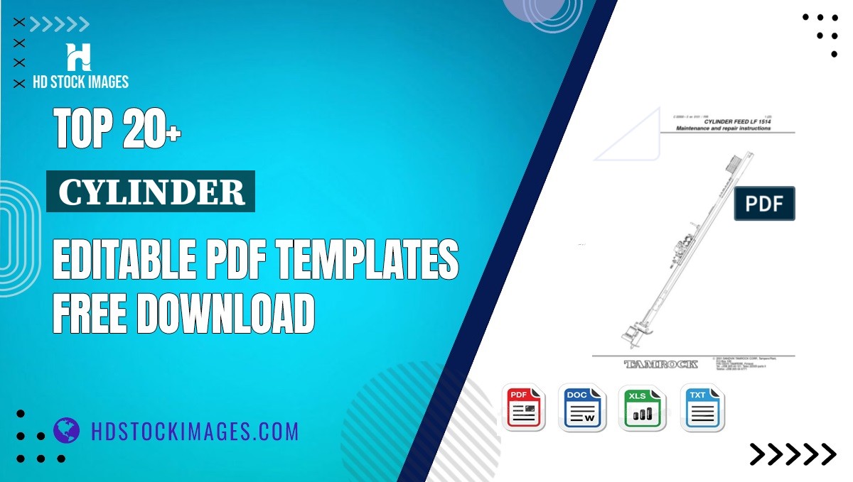 Top 20+ Cylinder Editable PDF Templates Free Download