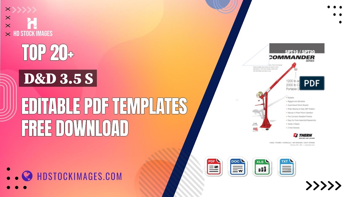 Top 20+ D&d 3.5 S Editable PDF Templates Free Download