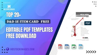 Top 20+ D&d 5e Item Card   Free Editable PDF Templates Free Download