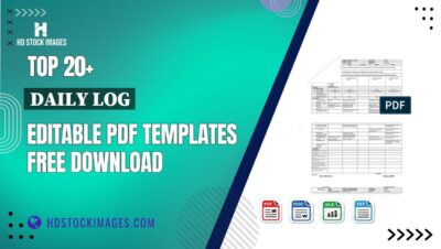 Top 20+ Daily Log Editable PDF Templates Free Download