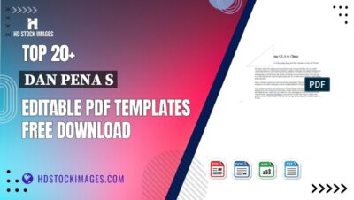 Top 20+ Dan Pena S Editable PDF Templates Free Download