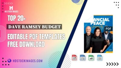 Top 20+ Dave Ramsey Budget Editable PDF Templates Free Download