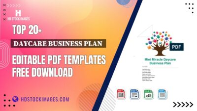 Top 20+ Daycare Business Plan Editable PDF Templates Free Download